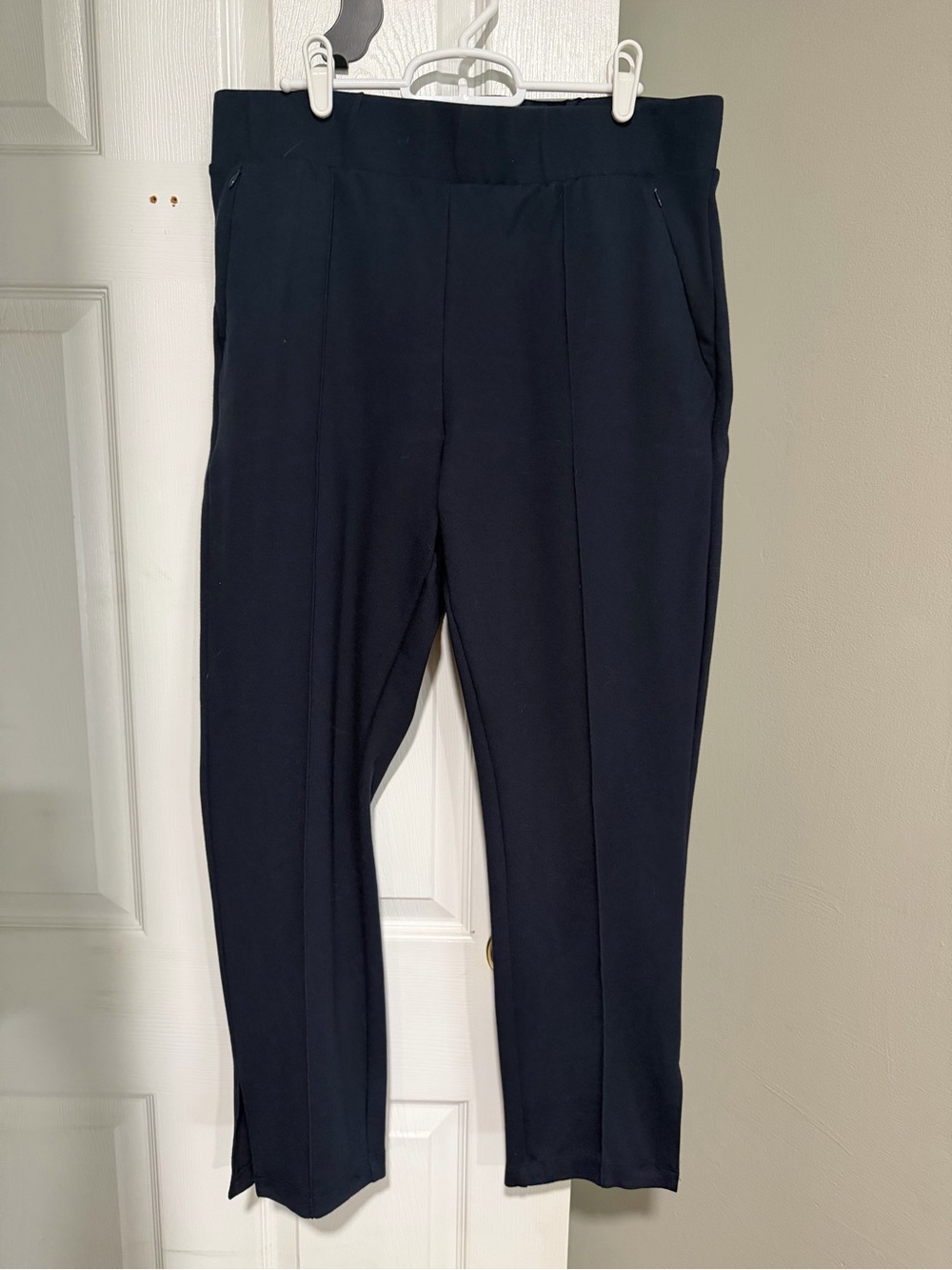Universal Standard Navy Pont Pants - ankle length